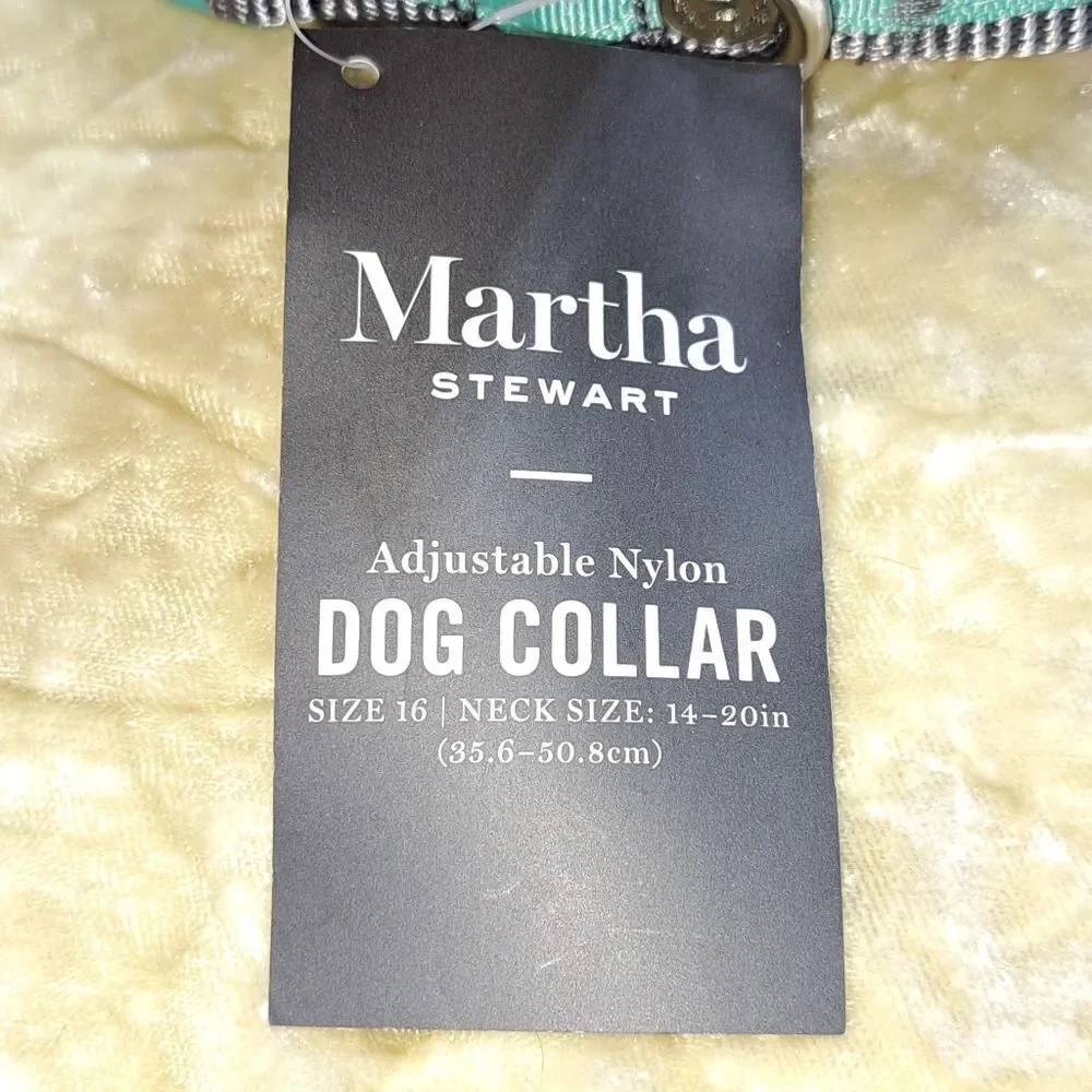 NWT Martha Stewart Dog Collar pet collar